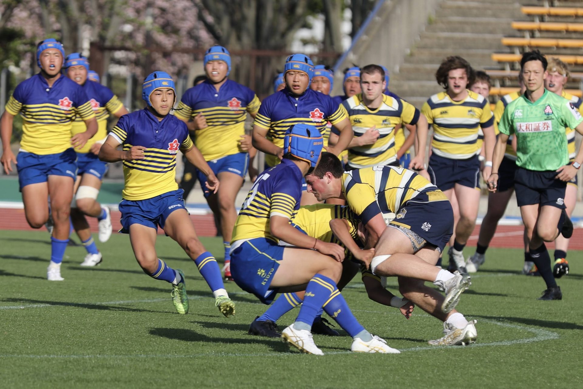 SRU日米高校ラグビー 京都国際交流マッチSt.イグナティアス高校vs京都成章高校 一般社団法人 品川区ラグビーフットボール協会